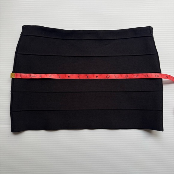 Haute Hippie Bandage Mini Skirt Black Size Xs - Picture 4 of 6